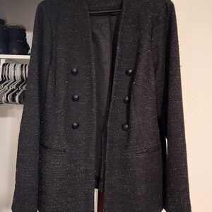 Sparkly Black Blazer